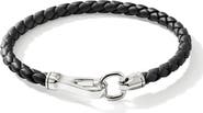 John Hardy Men's Braided Leather Bracelet