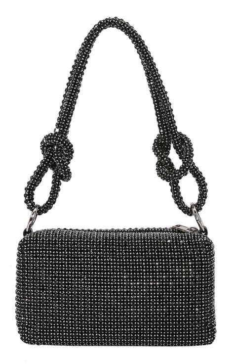 Rhinestone Rectangular Shoulder Bag