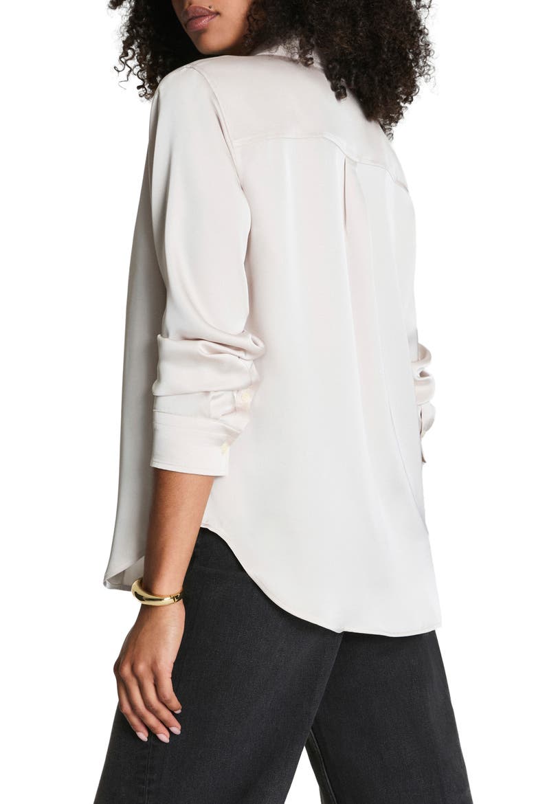 Better Than Silk Button-Down Shirt, Alternate, color, BIRCH
