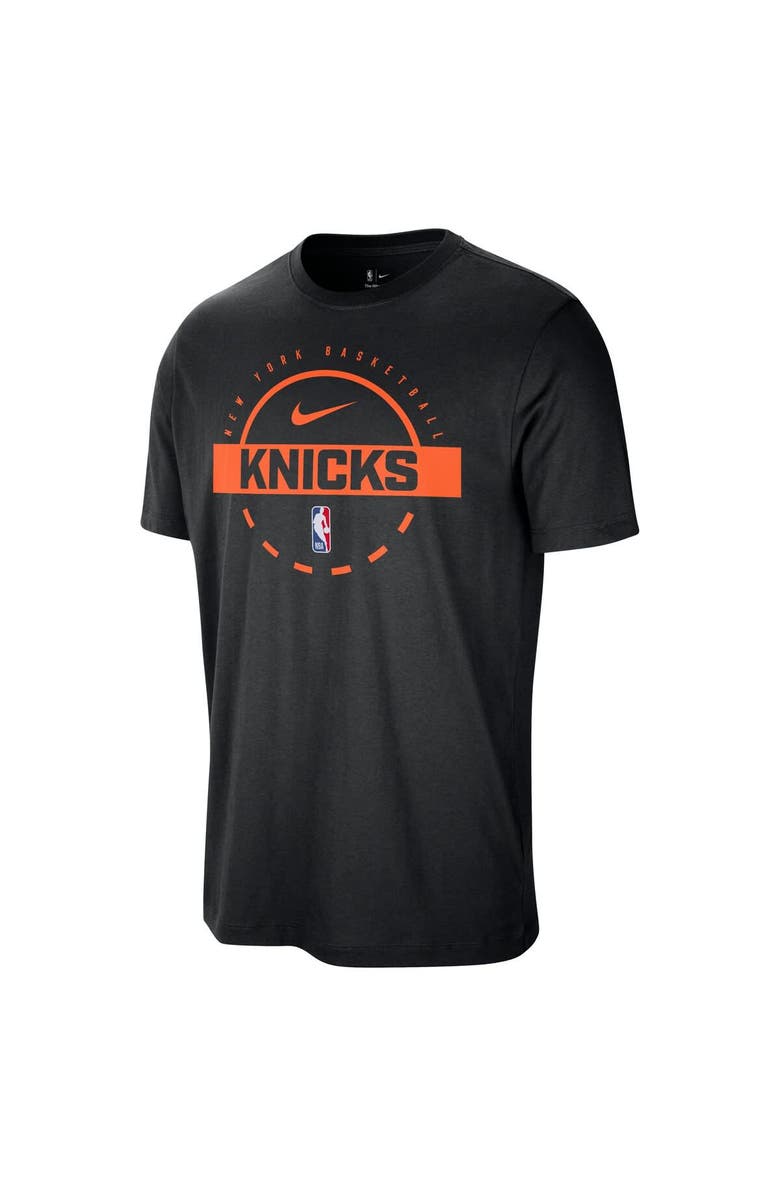 Nike Men's Nike Black New York Knicks Authentic Practice T-Shirt, Alternate, color, Black