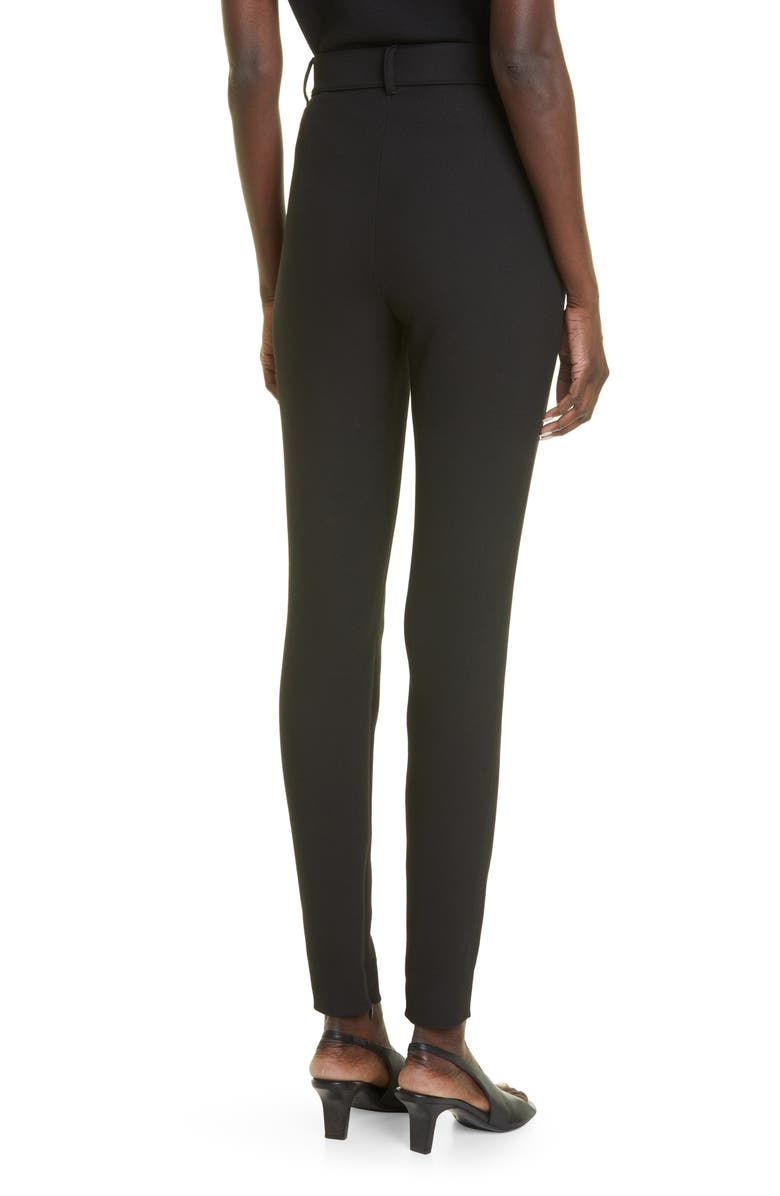 St. John Collection Zip Detail Stretch Twill Pants, Alternate, color, 