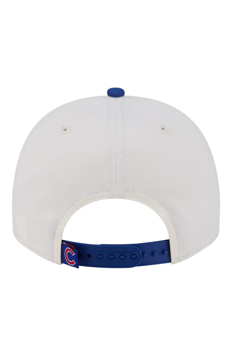 New Era Men's New Era Cream/Royal Chicago Cubs Classic A-Frame 9FIFTY Snapback Hat, Alternate, color, Cream