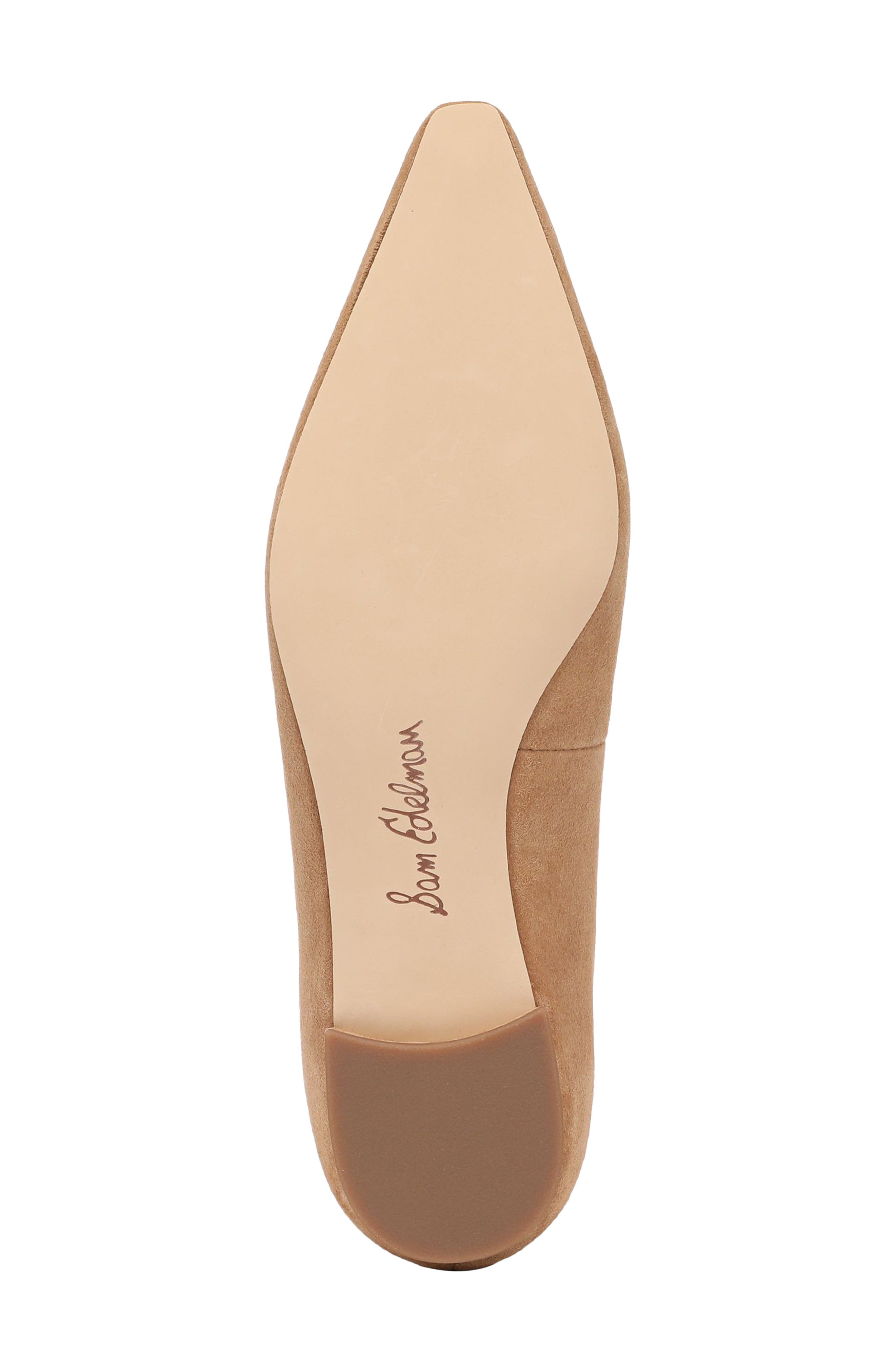 Sam Edelman Esmira Pointed Toe Flat, Alternate, color, Cyprus Tan