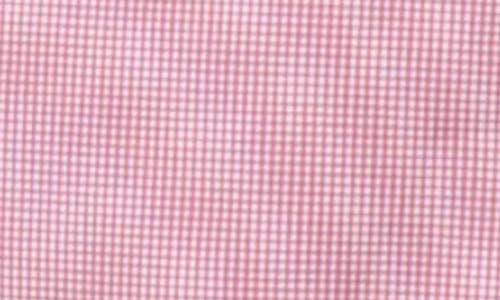 TAILORBYRD TAILORBYRD MICRO GINGHAM STRETCH COTTON BUTTON-UP SHIRT 