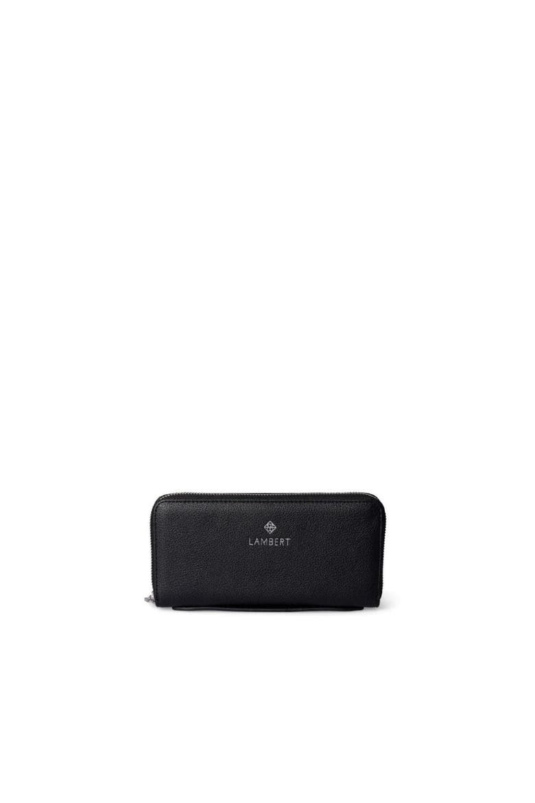 The Meli - Vegan Leather Wallet, Main, color, Black