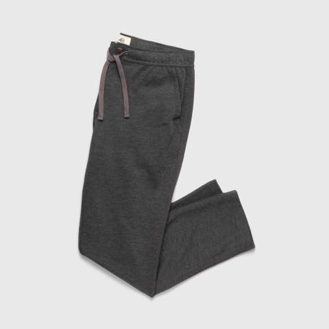 Damian Straight Leg Open Bottom Twill Knit Pant