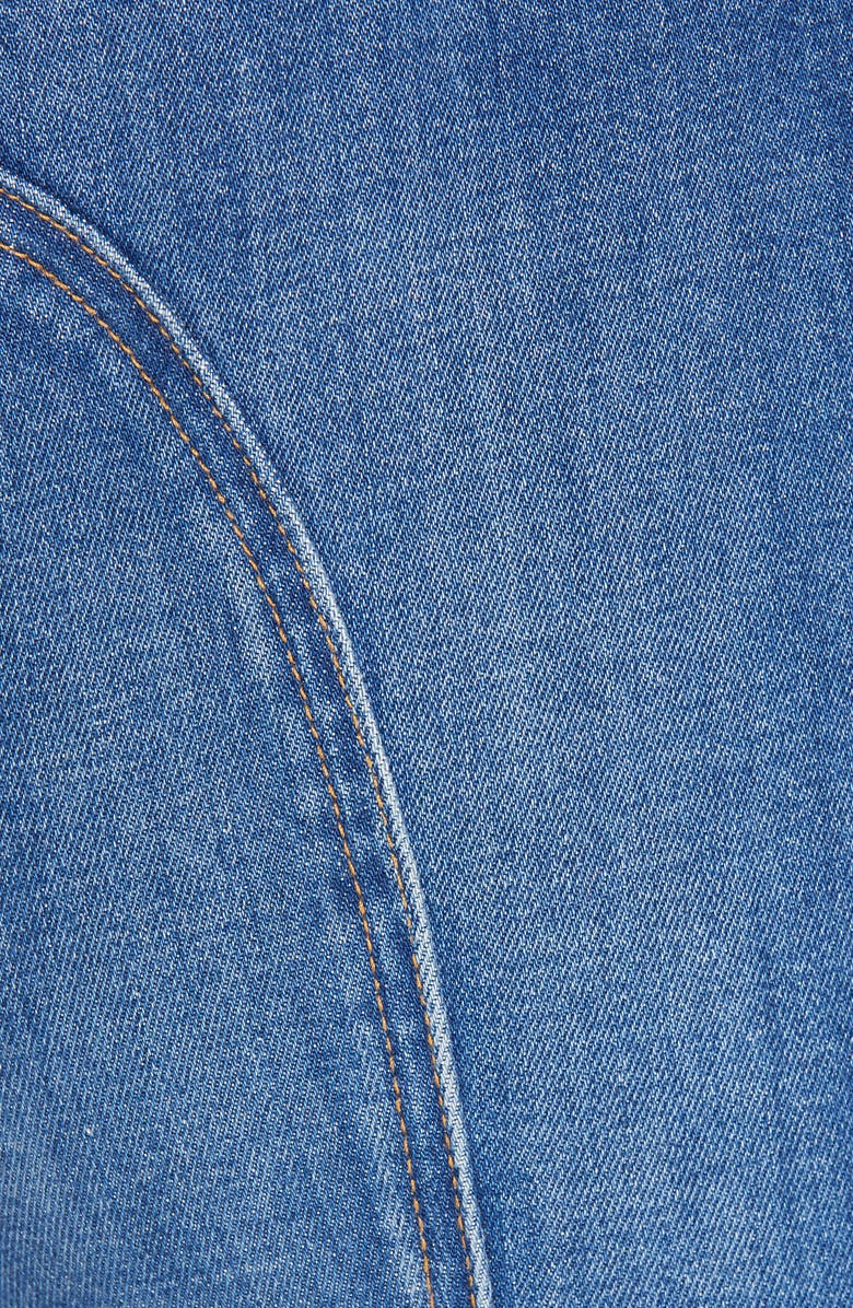 Alice + Olivia Jeans Gorgeous Denim Jumpsuit, Alternate, color,