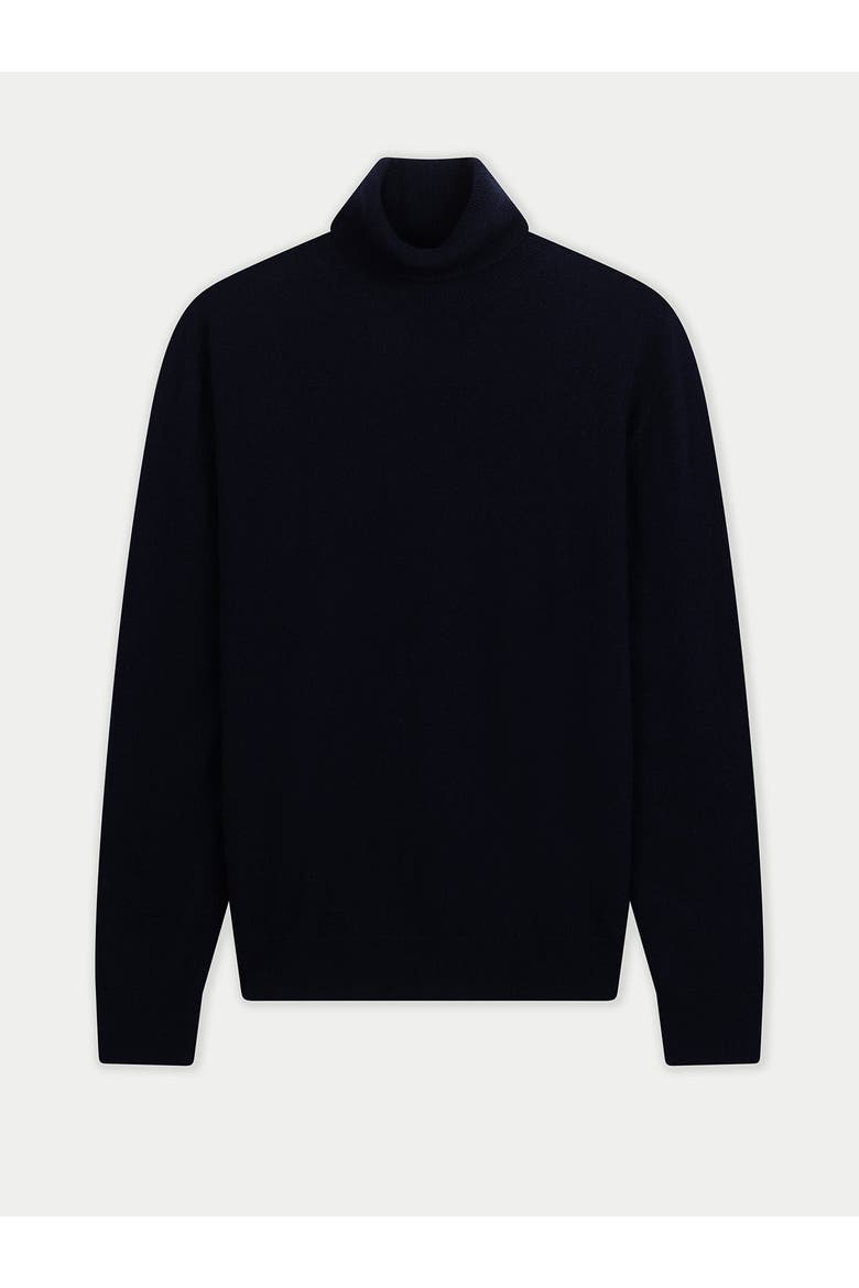 Timeless Turtleneck Cashmere Sweater, Main, color, navy blazer
