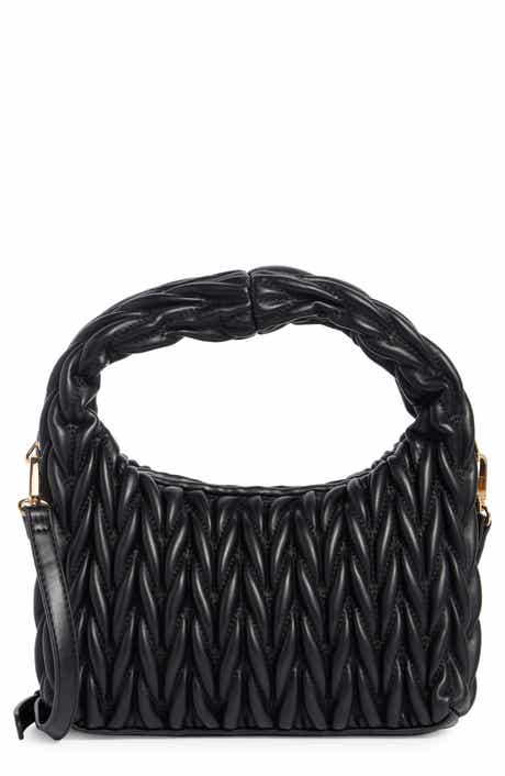 URBAN EXPRESSIONS HANDBAGS Pleated Shoulder Bag