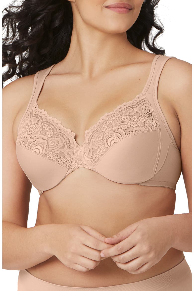 WonderWire® Low Cut Lace Underwire Bra, Main, color, CAF