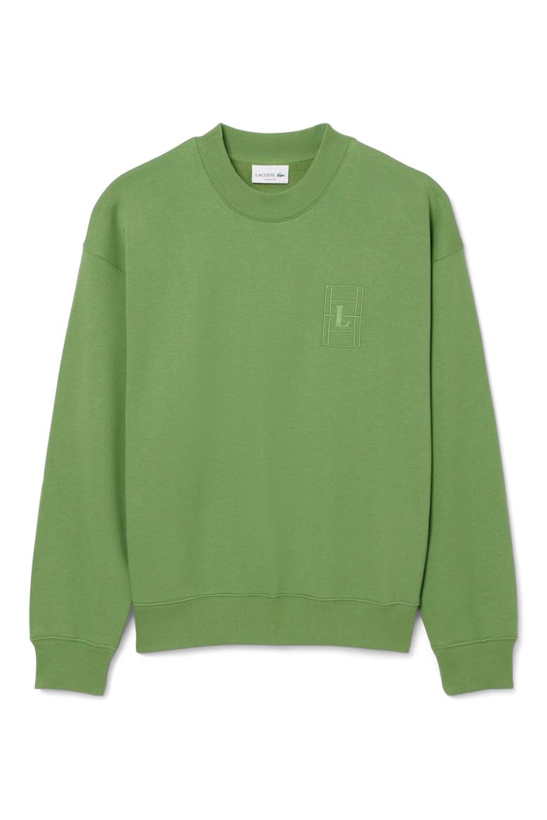 Cotton & Modal Sweatshirt, Alternate, color, LAMBS LETTUCE
