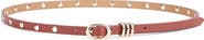 Ettika Skinny Studded Leather Belt