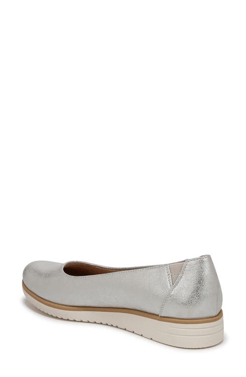 Soul Naturalizer Idea Ballet Wedge Slip-on Flat In Silver