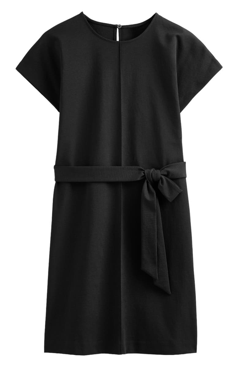 Boden Tara Tie Belt Jersey T-Shirt Dress, Alternate, color, 