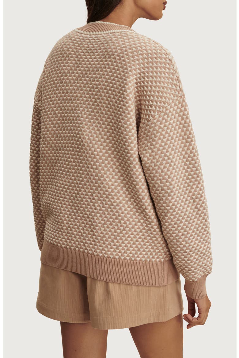 Tarran Longline Cotton Boyfriend Cardigan, Alternate, color, LIGHT TAUPE