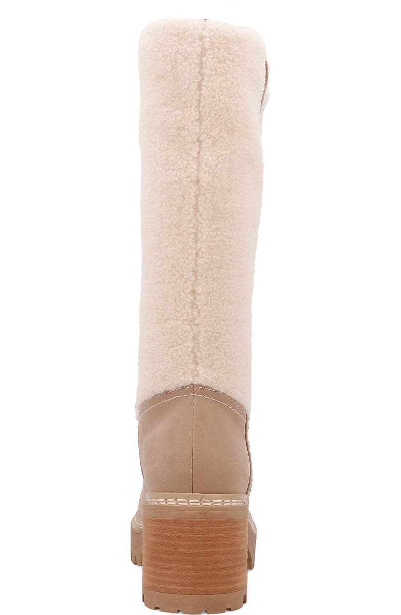MIA Teirson Faux Shearling Platform Boot, Alternate, color,