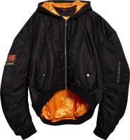 LU
U DAN Distorted MA1 Nylon Jacket