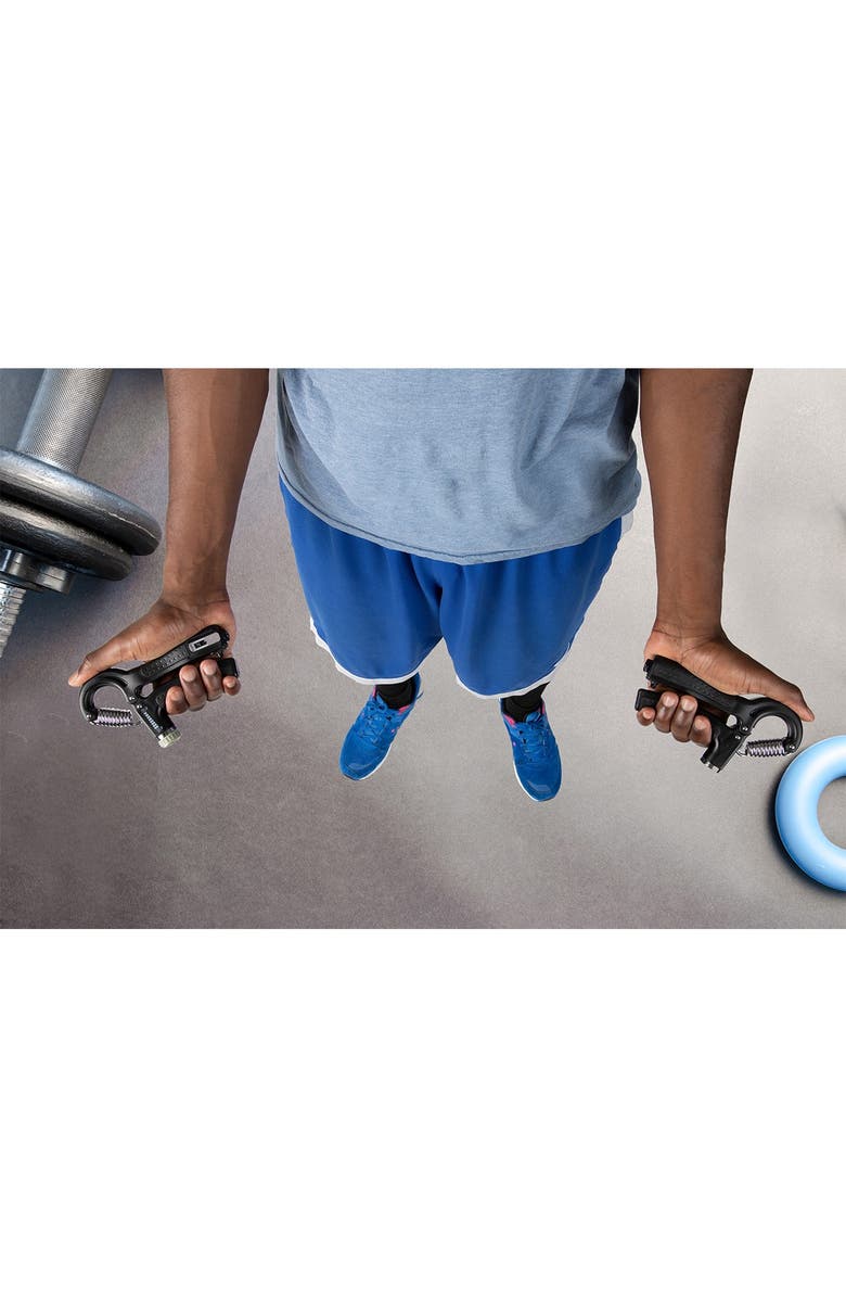 MIND READER Adjustable 22-132 lbs Hand Grip Strengthener with Counter, Alternate, color, 