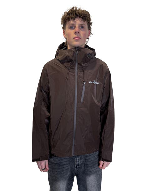 Woodpecker Wind Rain Shell Jacket In Black