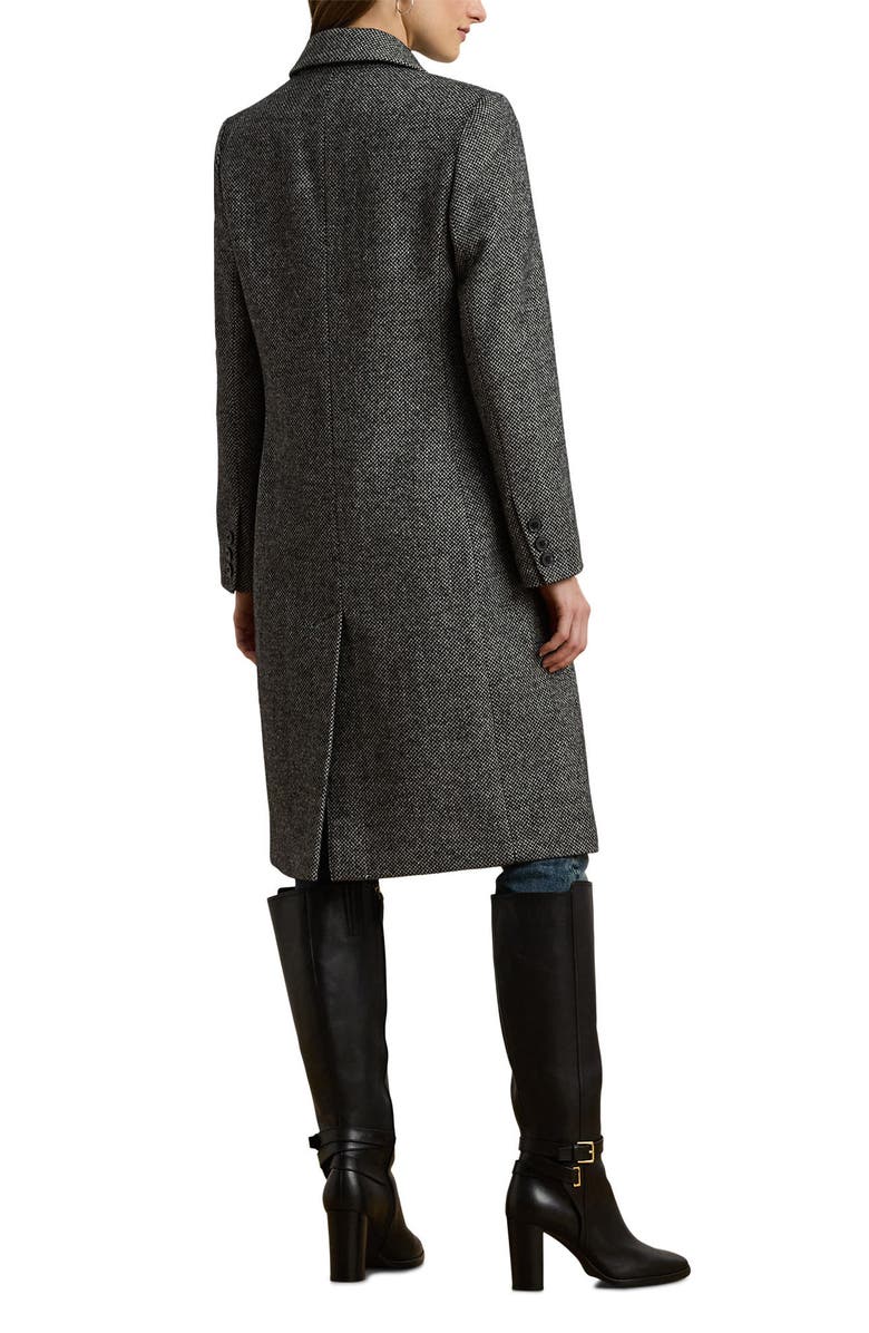 Lauren Ralph Lauren Wool Blend Tweed Coat, Alternate, color, 