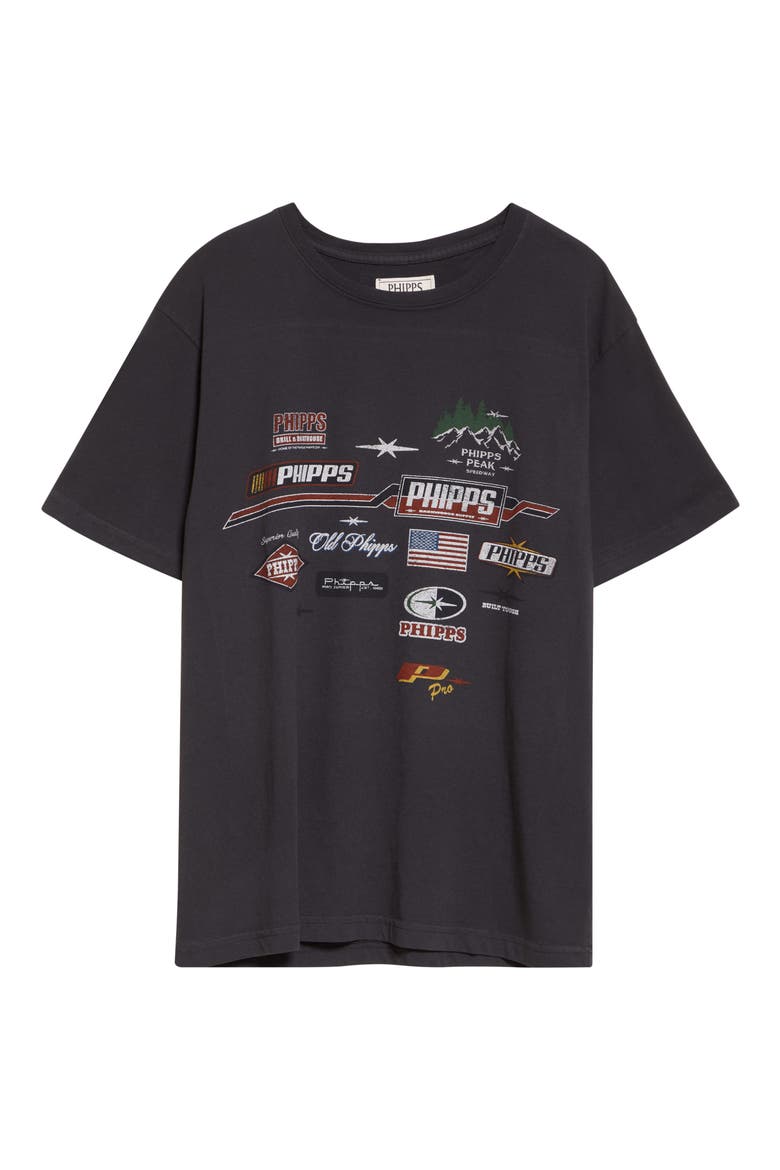 Racing Logo Graphic T-Shirt, Alternate, color, BLACK