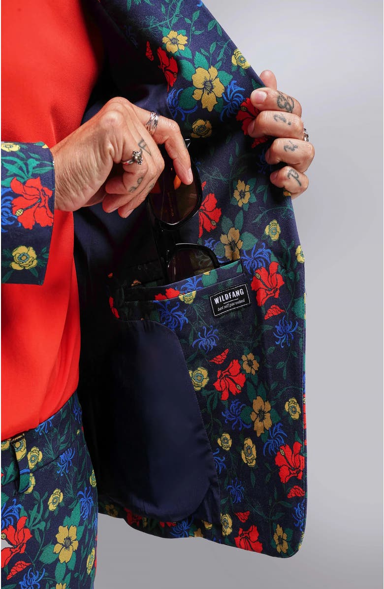 WILDFANG The Empower Tux Blazer, Alternate, color, Wildflower Chili