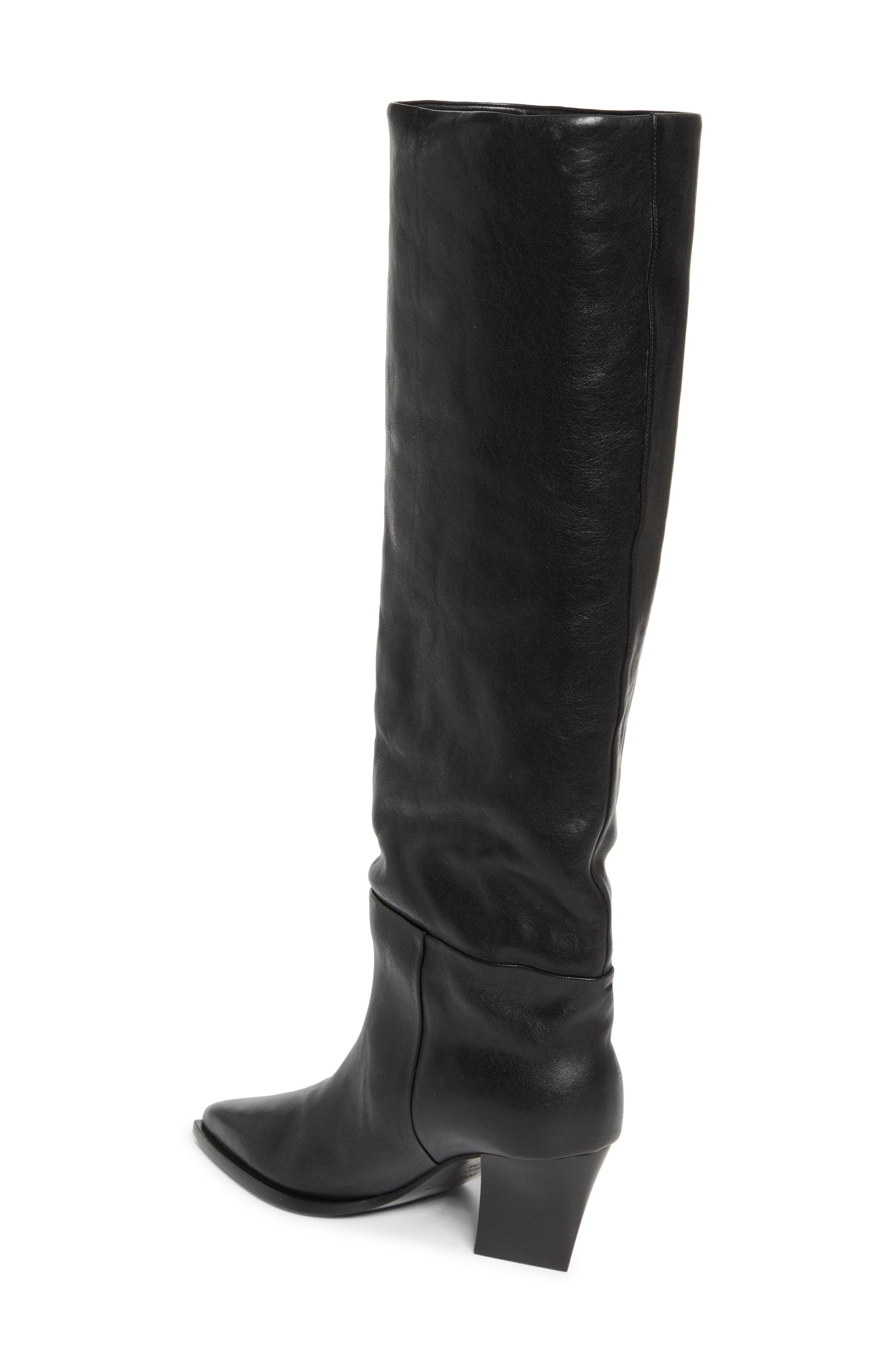 Jimmy Choo Hart Knee High Boot, Alternate, color, Black
