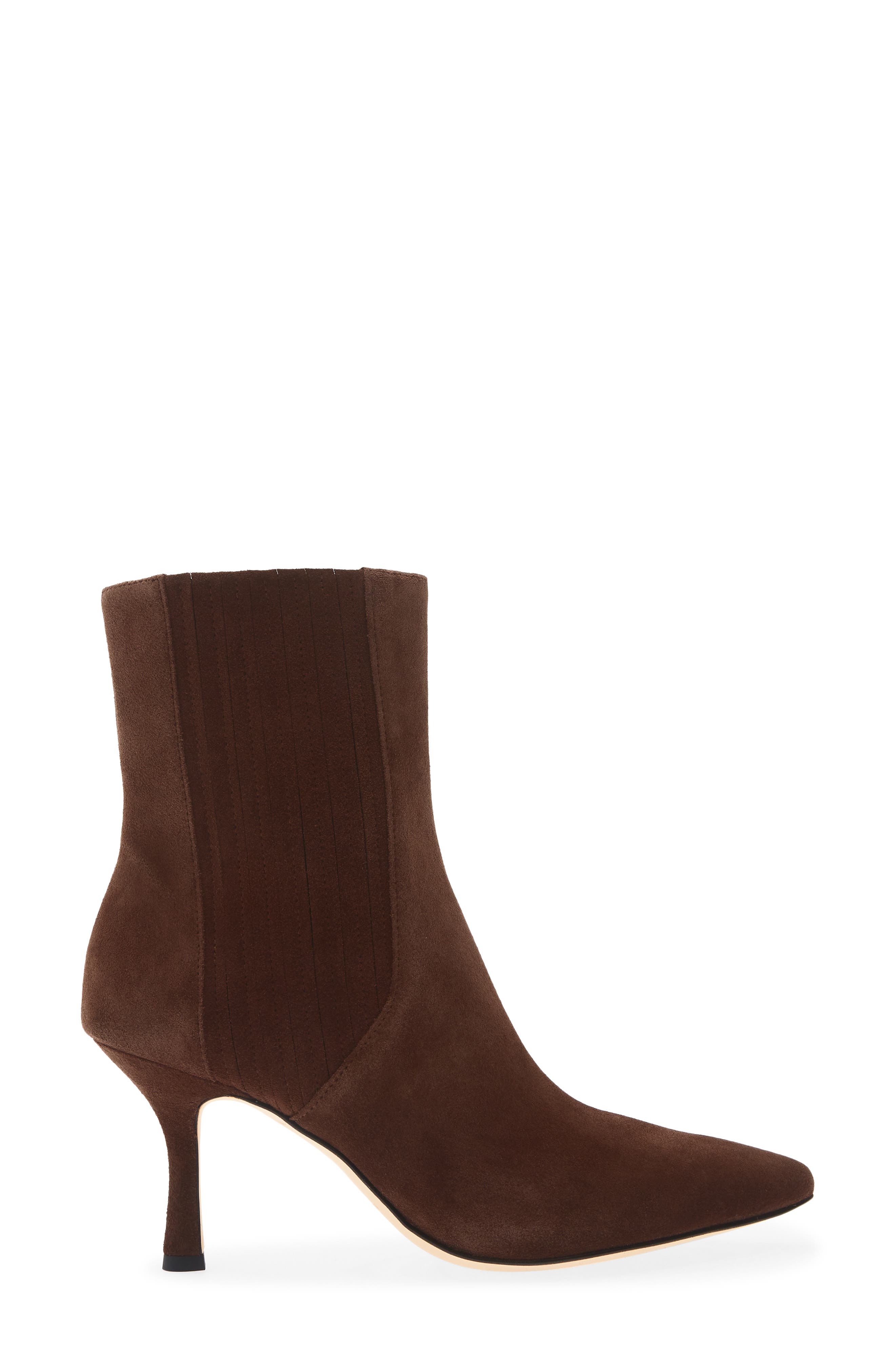 Isla Chelsea Bootie, Alternate, color, WALNUT SUEDE