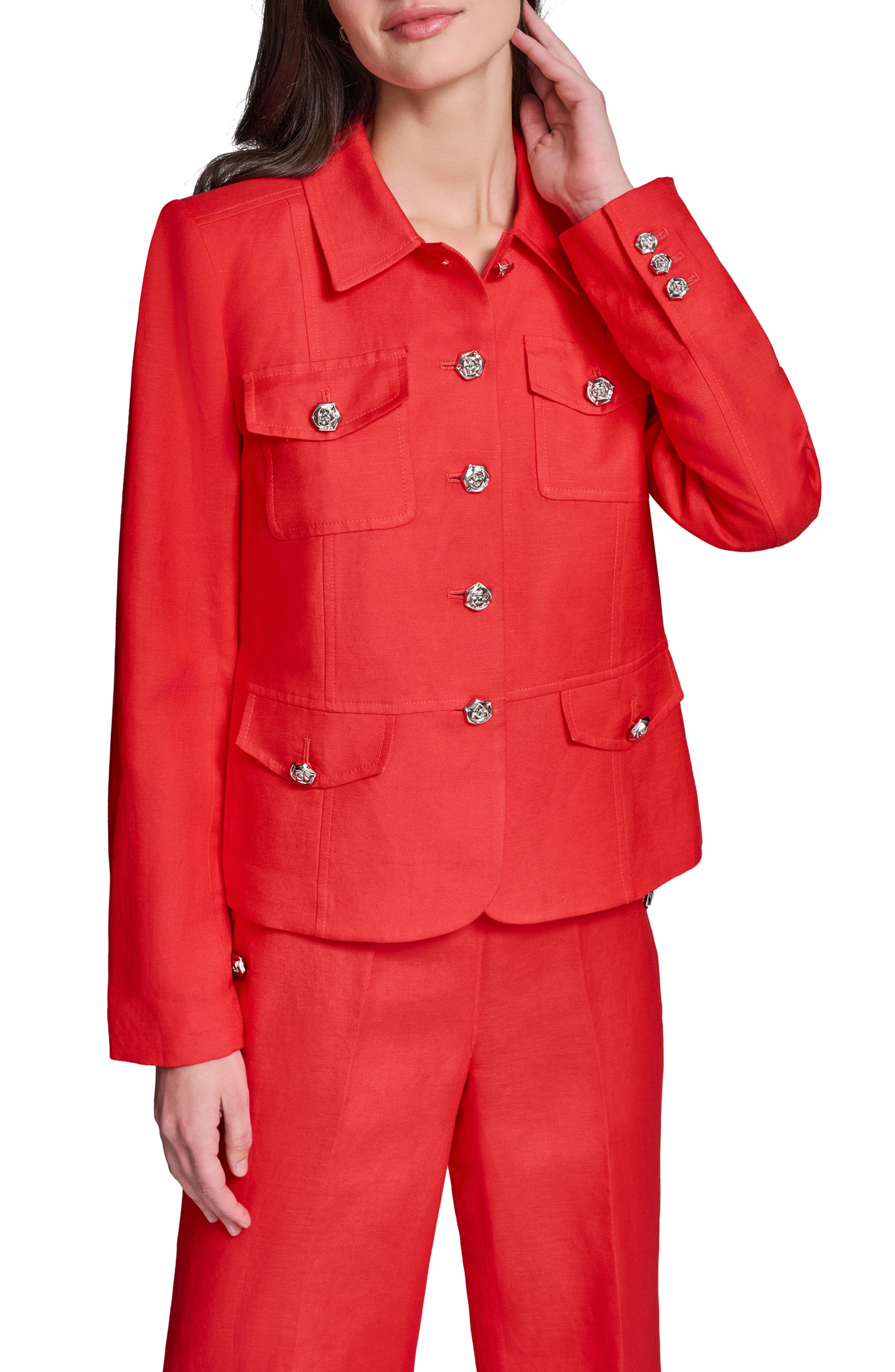 Linen Blend Jacket - image 3