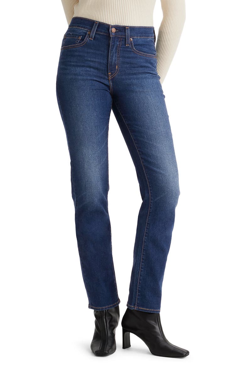 724™ High Waist Straight Leg Jeans, Main, color, CHELSEA CARBON GLOW 2024
