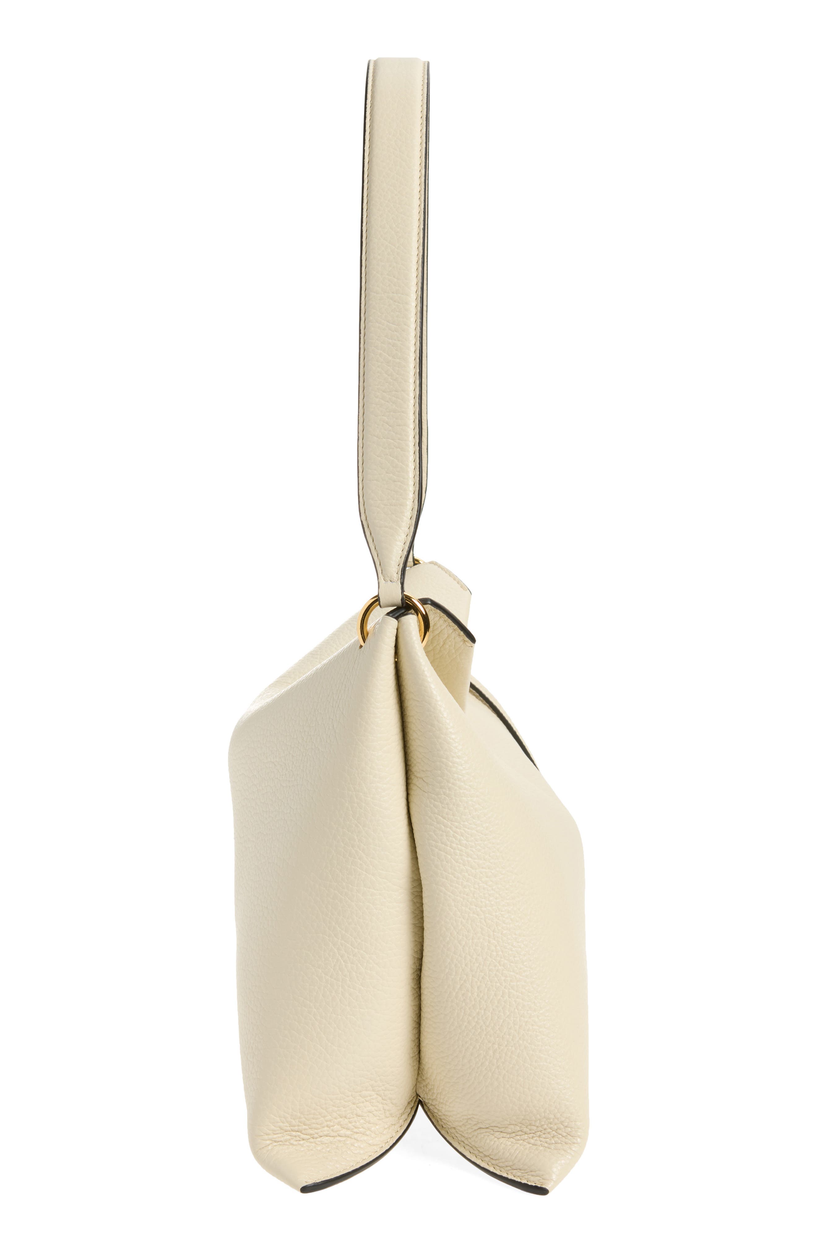 Wandler Small Penelope Leather Tote, Alternate, color, White Crust