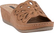 GOOD CHOICE NEW YORK Izzy Embellished Wedge Sandal