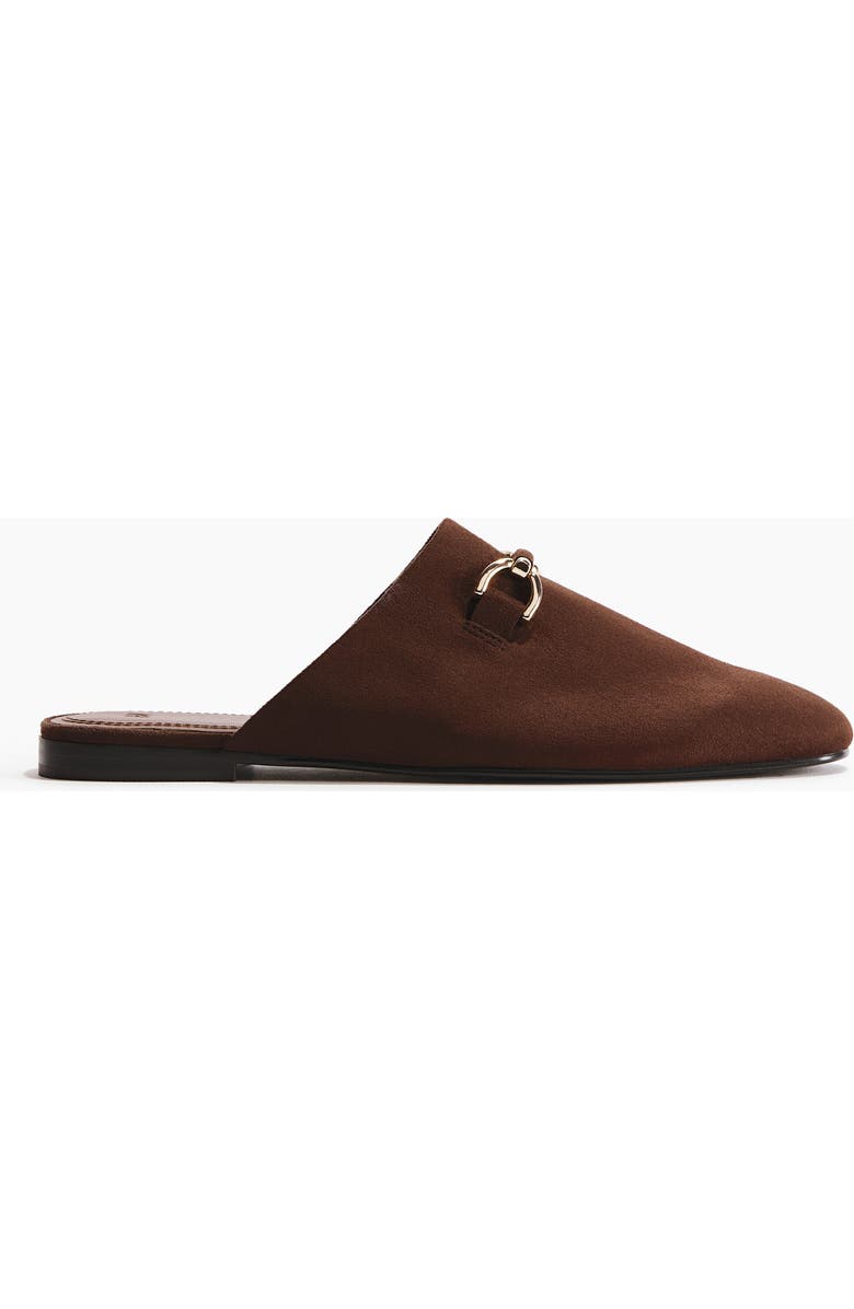 H&M Loafer Mules, Main, color, Dark Brown