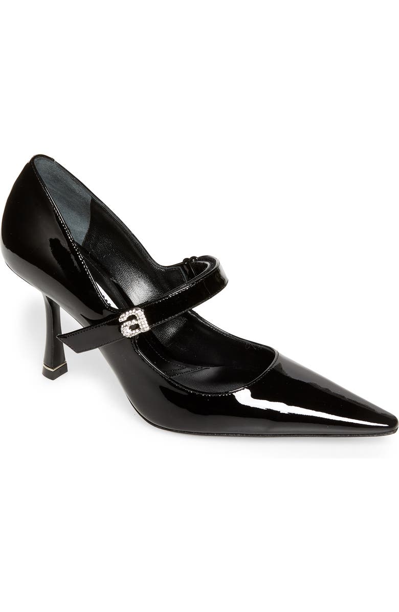 Alexander Wang Grace Crystal Logo Mary Jane Pump, Main, color,