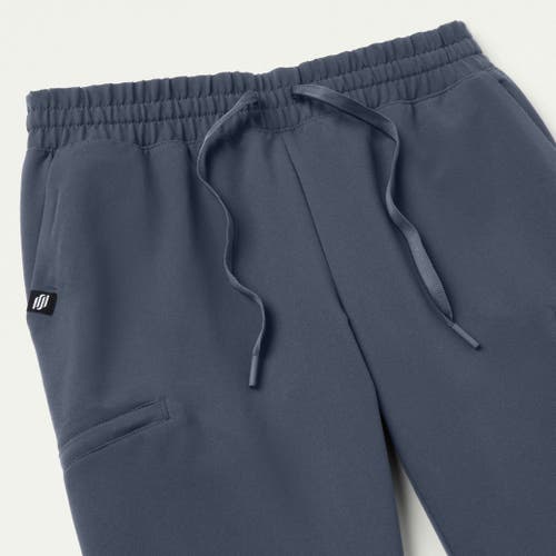 Jaanuu 7-pocket Skinny Scrub Jogger In Gray