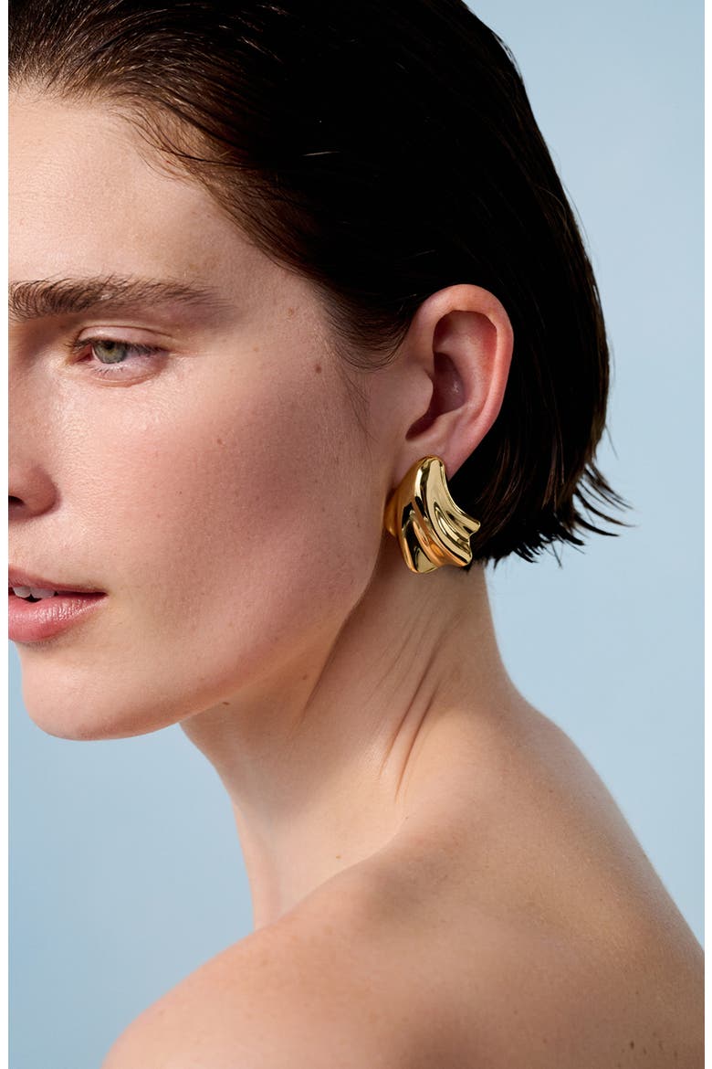 Lydia Earrings, Alternate, color, HIGH POLISH GOLD