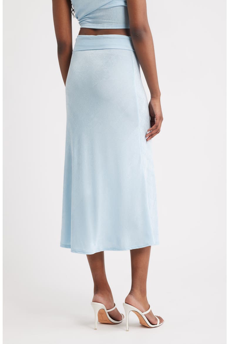 Skye Front Tie Maxi Skirt, Alternate, color, BLUE