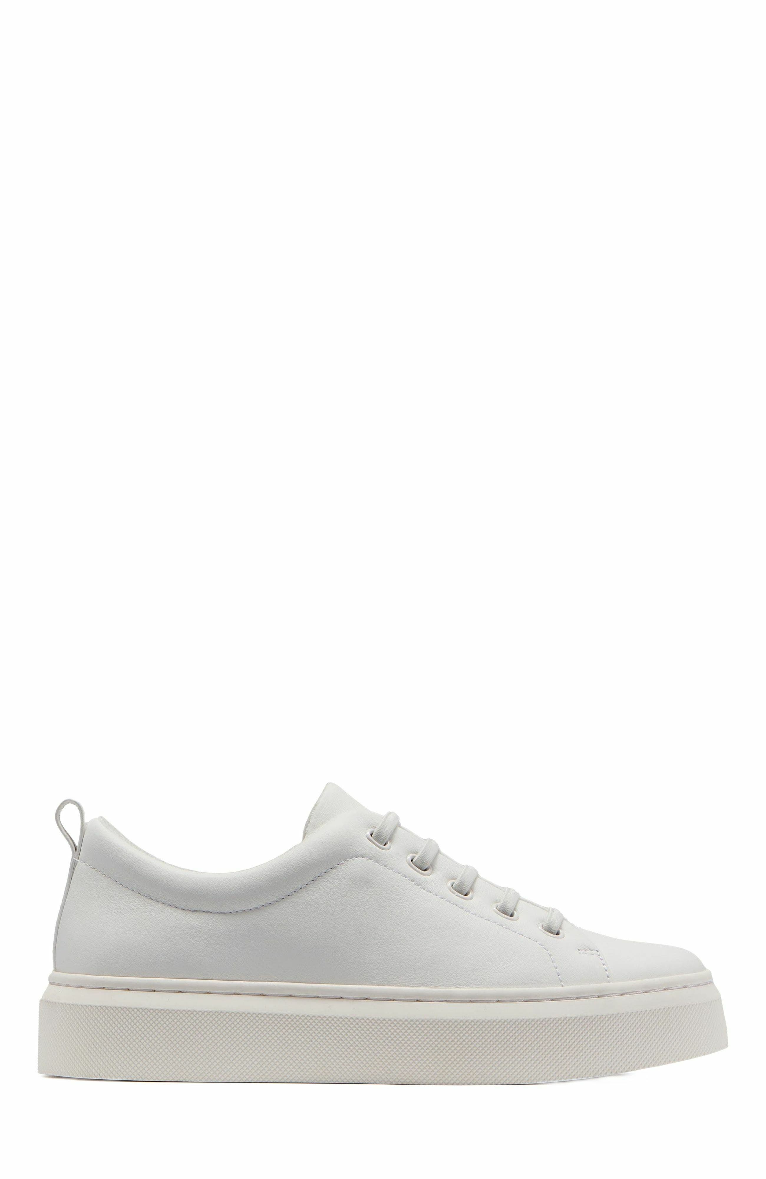 ABEO Jumpstreet Bungee Sneaker, Alternate, color, White Leather - Regular