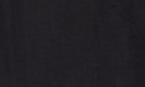 Rag & Bone Bolton Faux Shearling Collar Quilted Liner Coat In Black