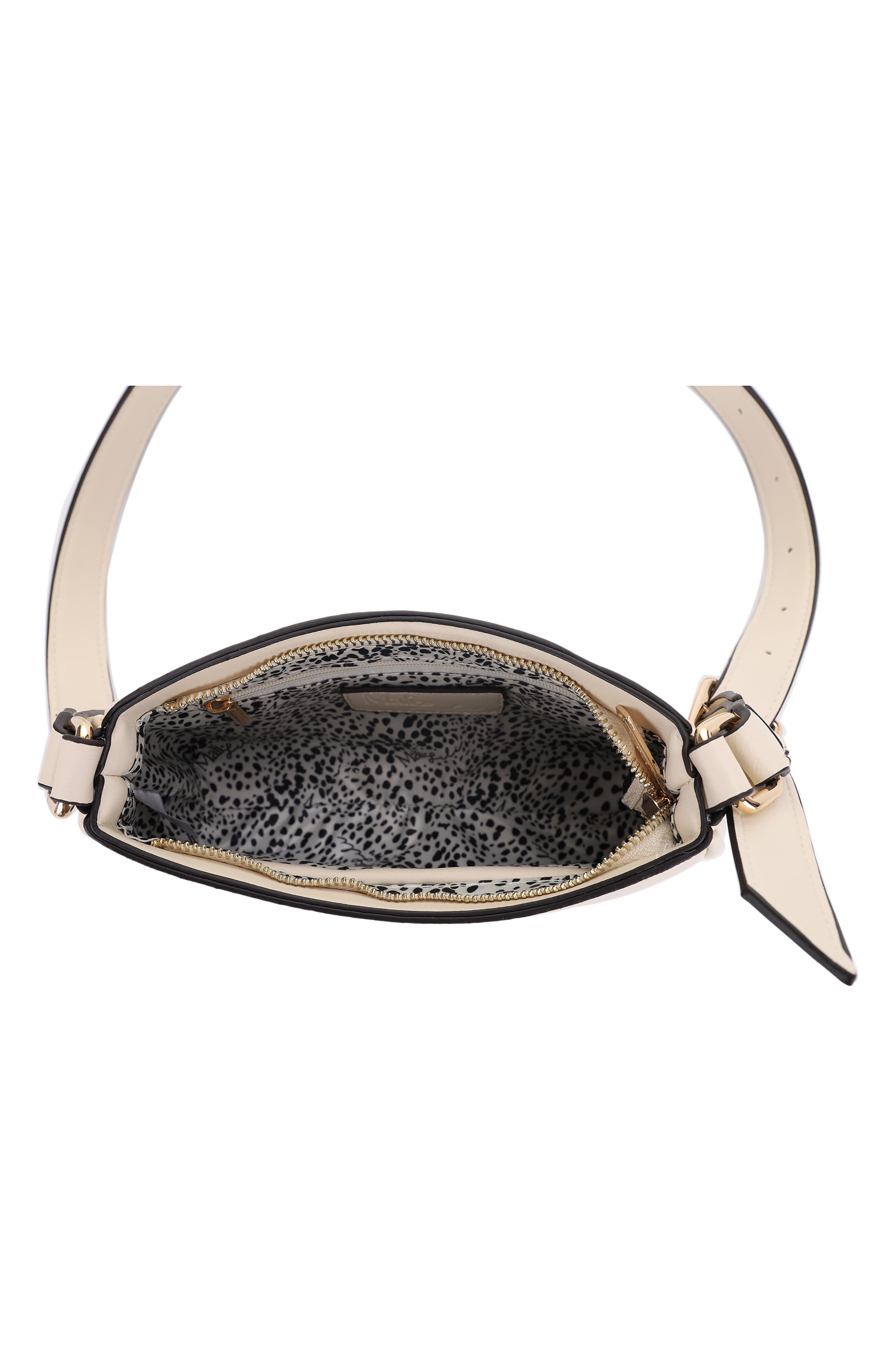 Mali + Lili Alana Recycled Vegan Leather Convertible Crossbody Bag, Alternate, color, Bone