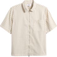 Wax London Sears Seersucker Zip Shirt