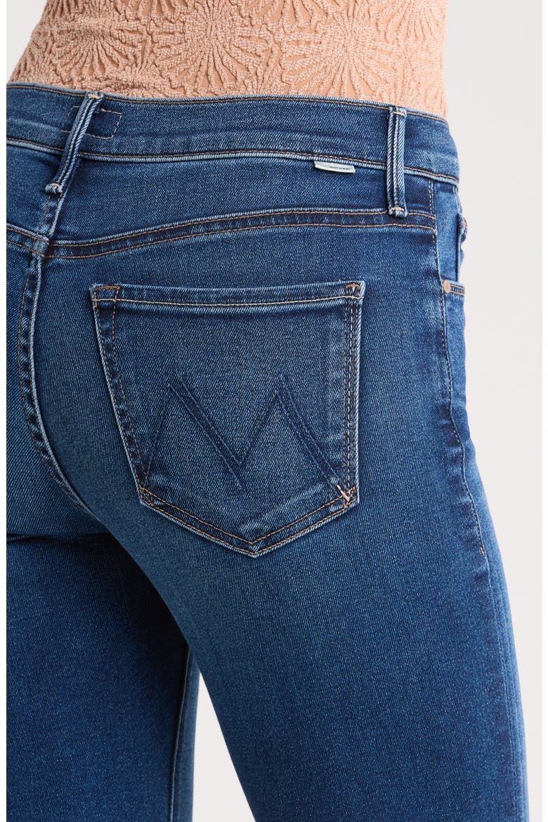 The Lil Doozy Fray Hem Flare Jeans, Alternate, color, SCORCHIN HOT