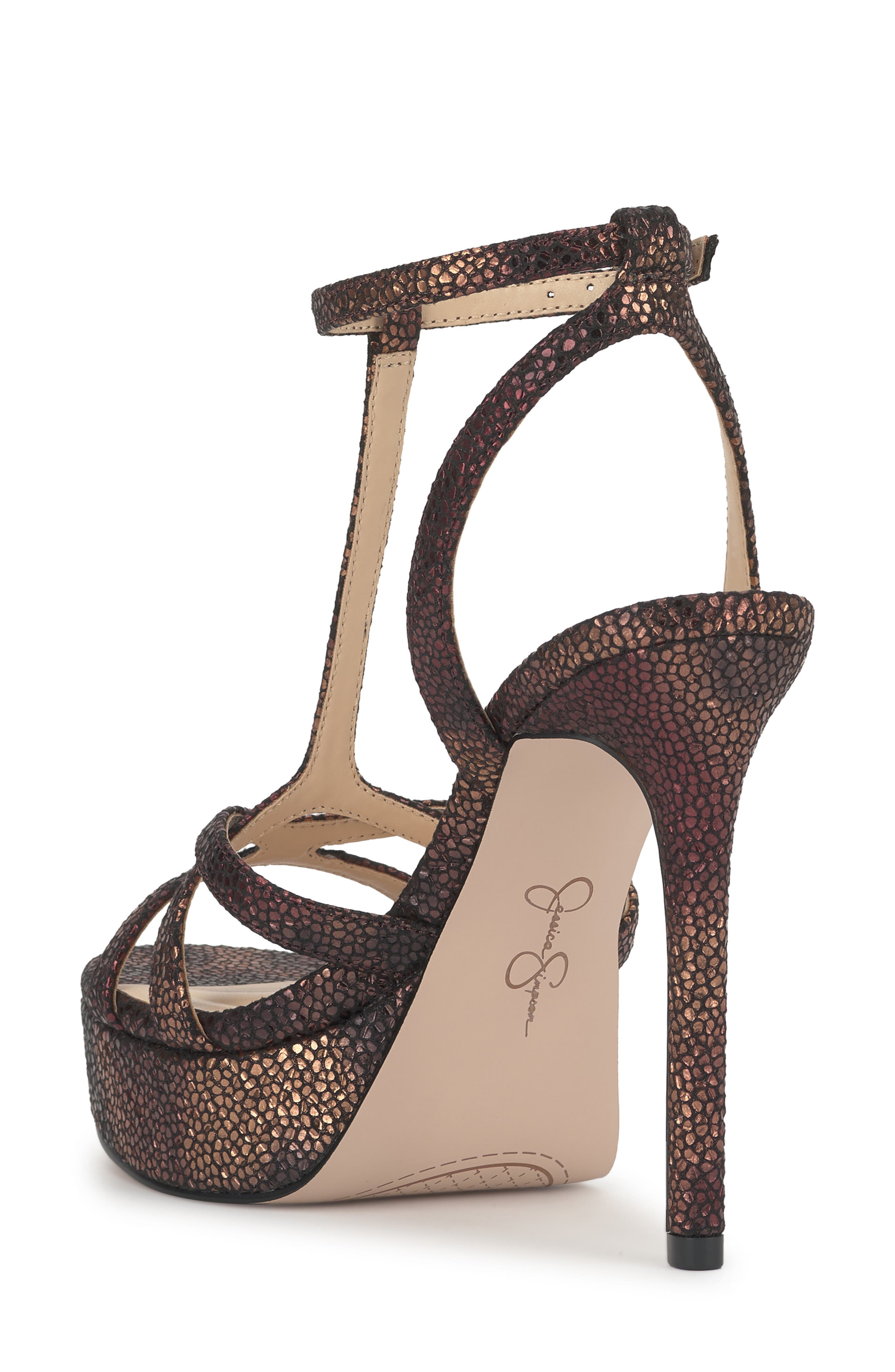 Sippete T-Strap Platform Sandal, Alternate, color, COPPER 06
