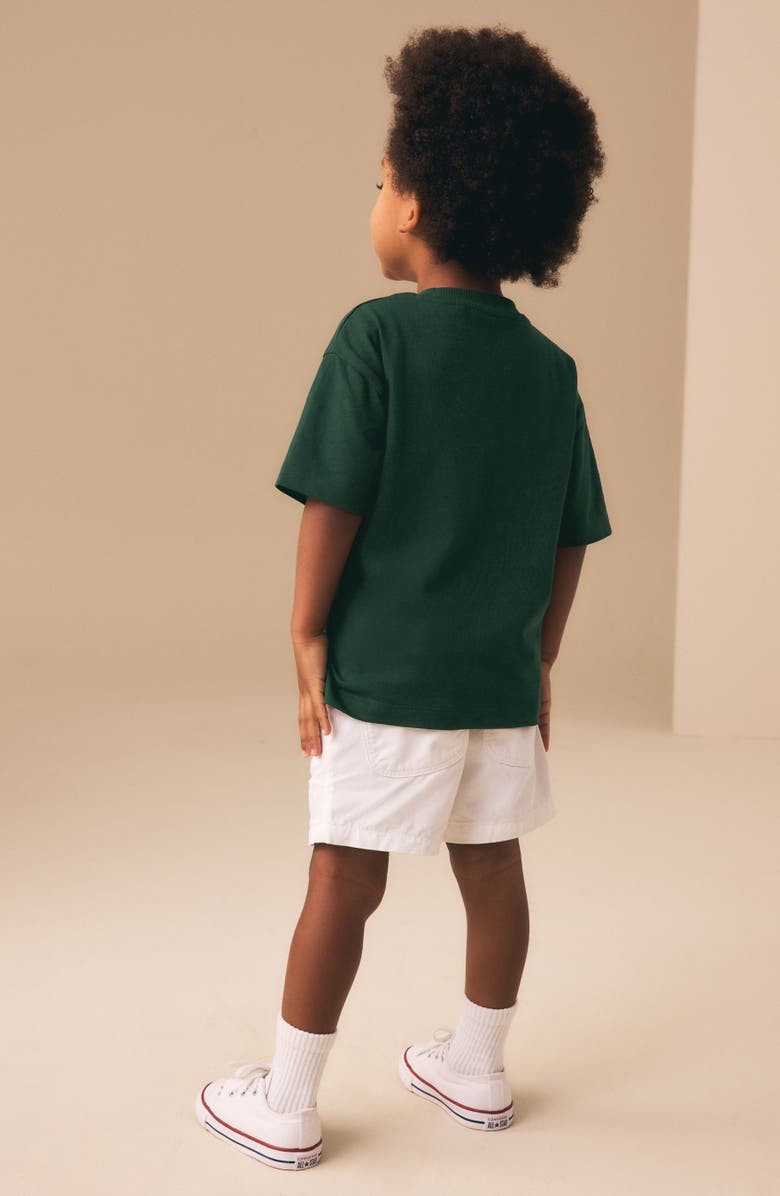 NEXT Kids' Race Car Embroidered Cotton T-Shirt, Alternate, color, Green