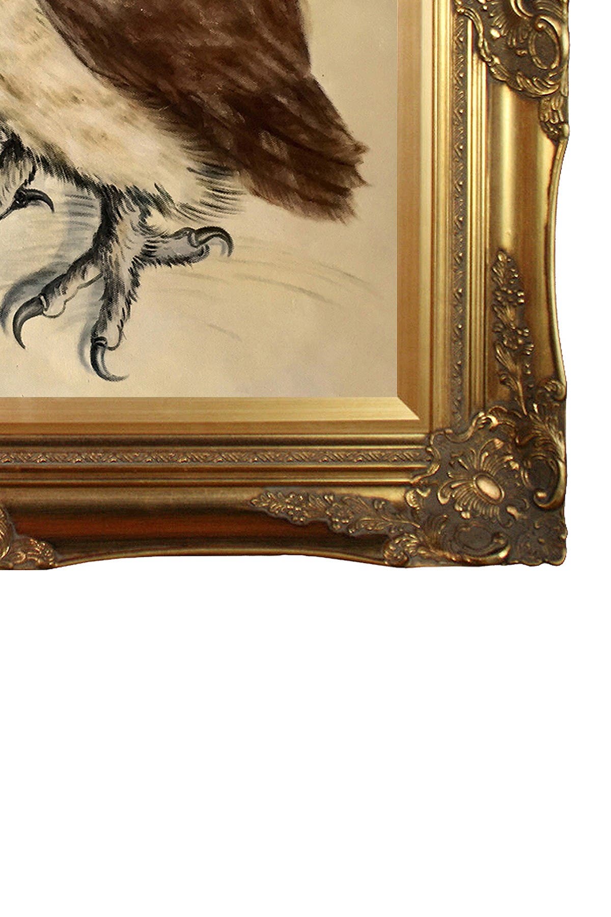 OVERSTOCK ART The Little Owl with Victorian Gold Frame | Nordstromrack