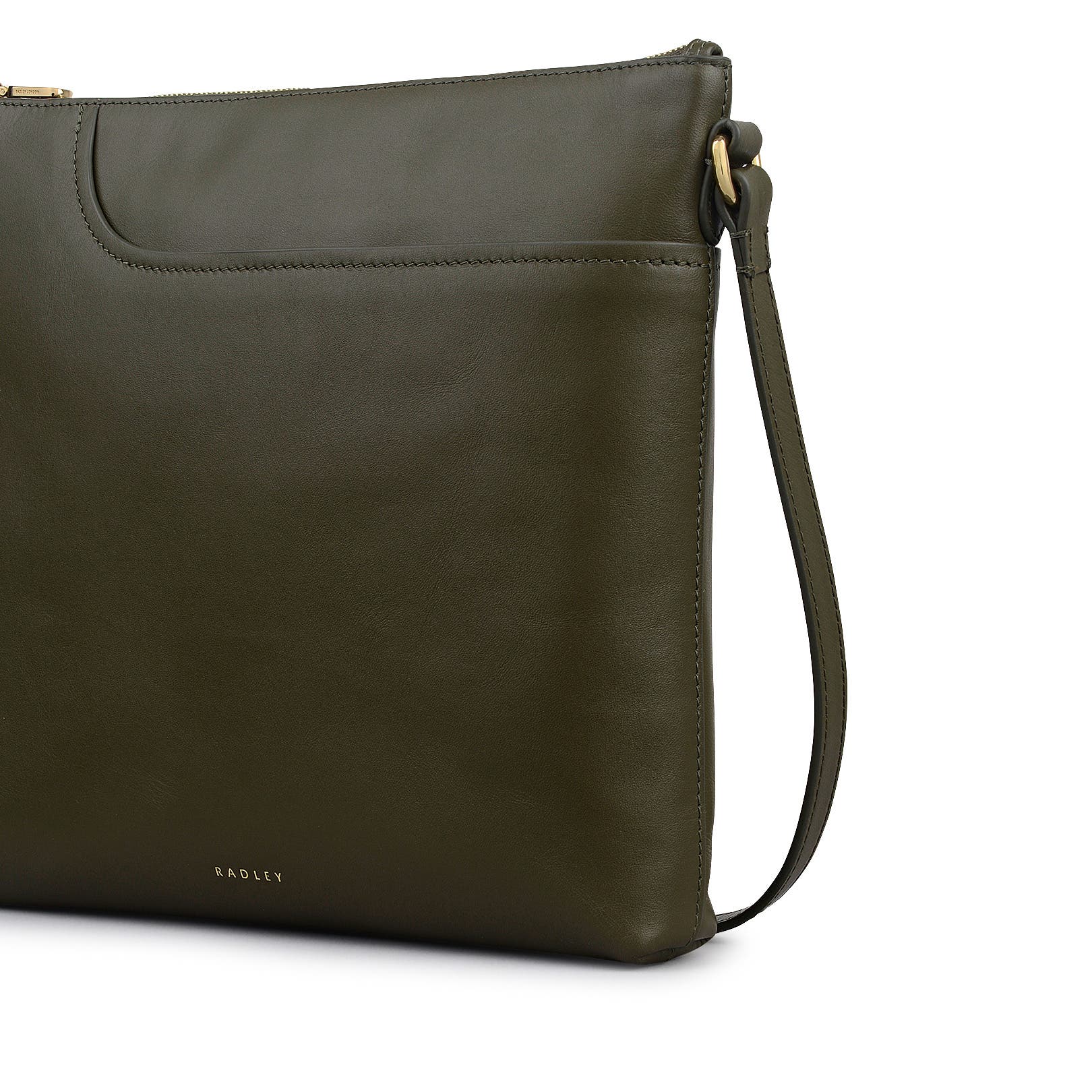 Pockets Large Ziptop Crossbody Bag, Alternate, color, Pine Needle