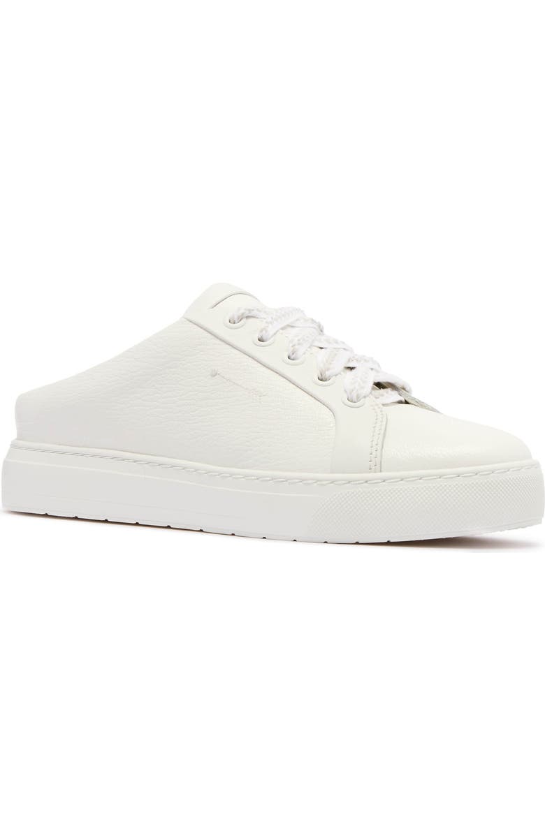 FRANKIE4 Lincoln II Sneaker Mule, Main, color, White Tumbled/ White