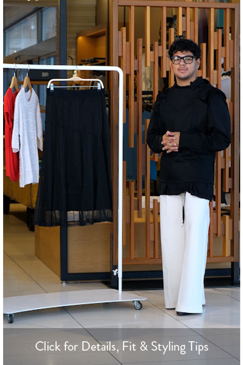 Layered Mesh Midi Skirt video