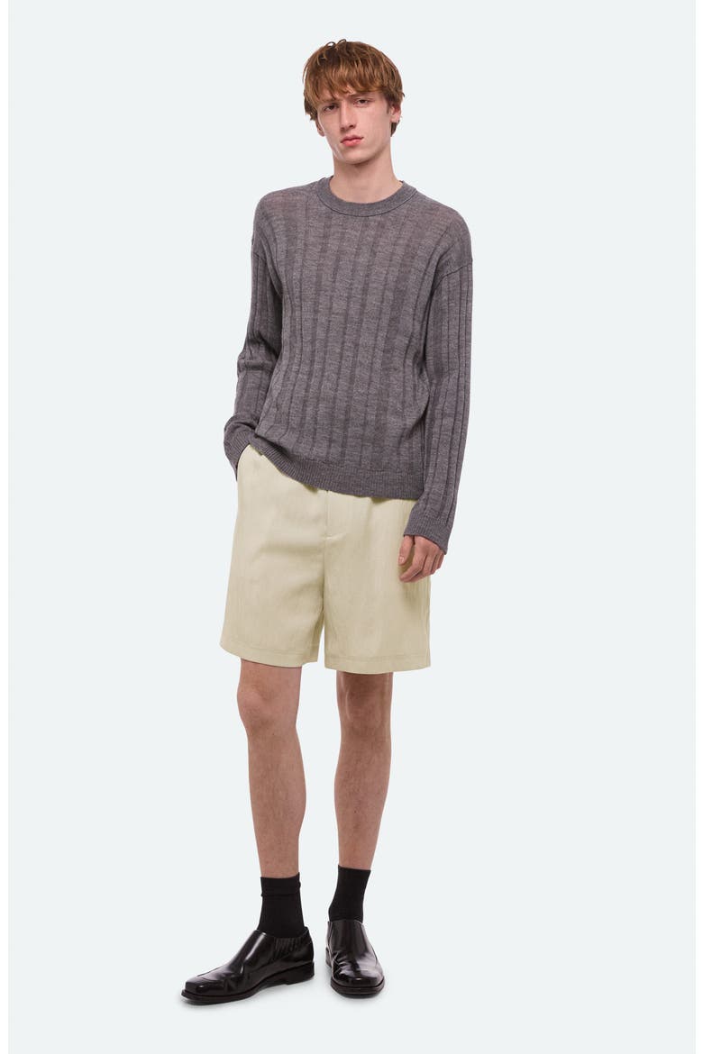 Relaxed Pull-On Shorts, Alternate, color, IVORY