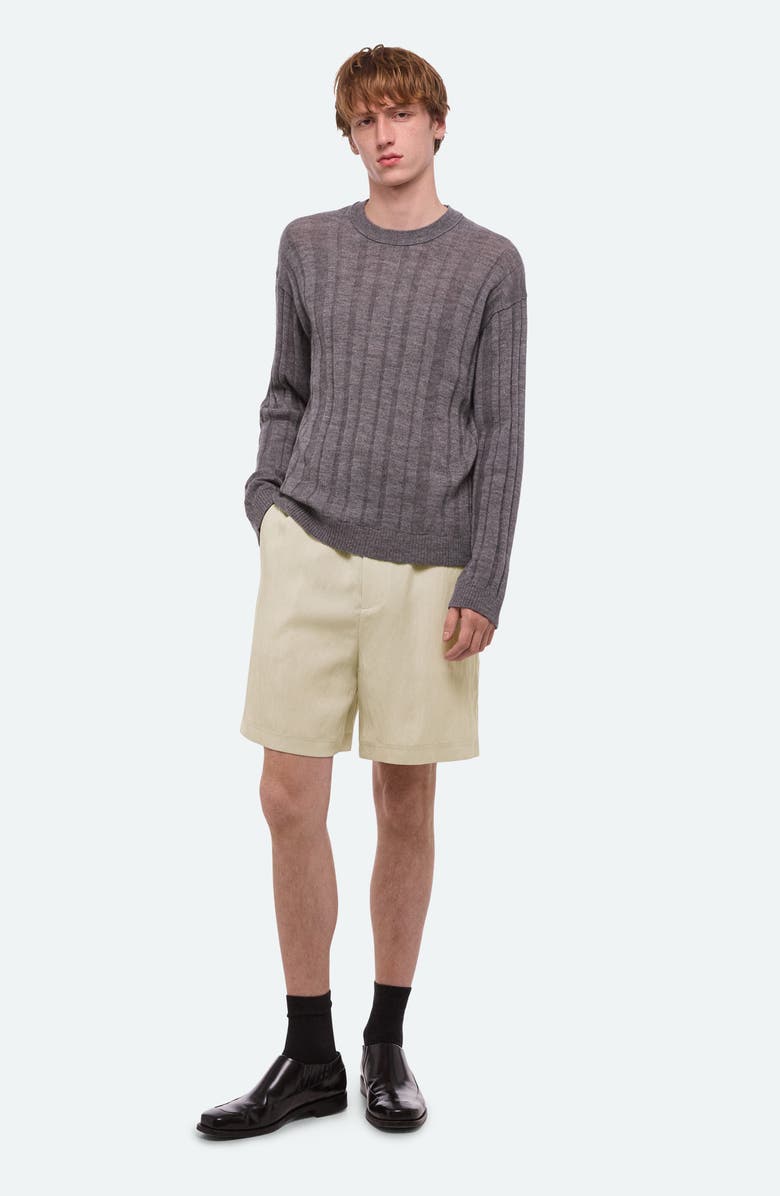 Helmut Lang Relaxed Pull-On Shorts, Alternate, color, Ivory
